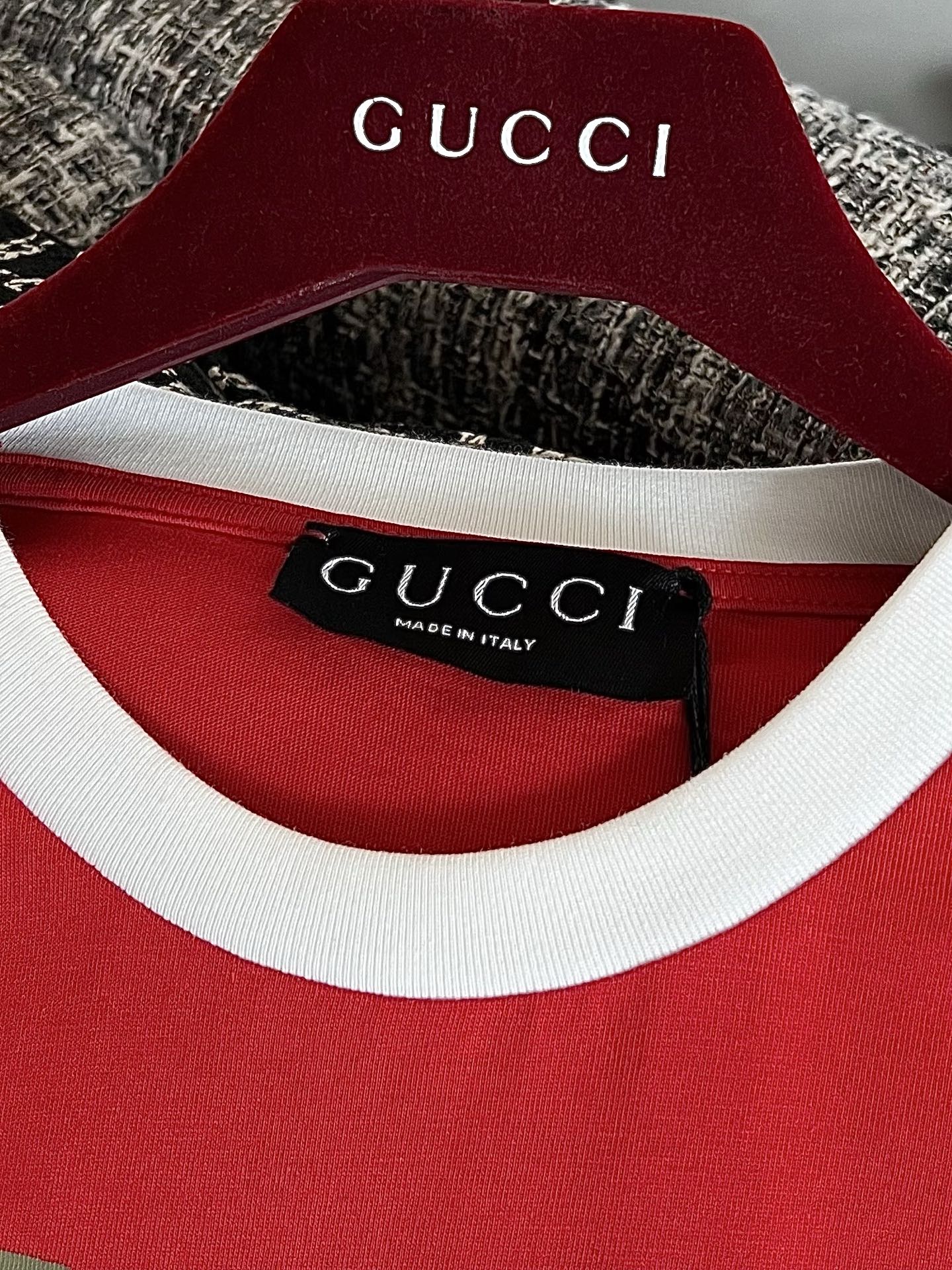 Timo / Gucci Webbing Tape Embellished Short-Sleeved T-Shirt