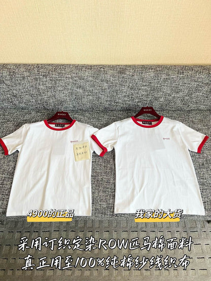 Timo / Gucci Color Contrast Line Mini Mark Short Sleeve