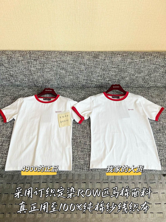 Timo / Gucci Color Contrast Line Mini Mark Short Sleeve