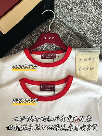 Timo / Gucci Color Contrast Line Mini Mark Short Sleeve