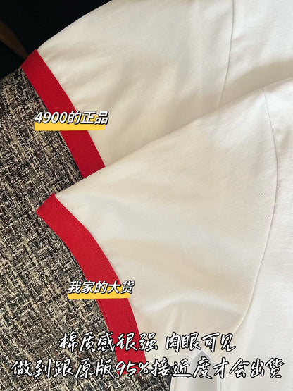 Timo / Gucci Color Contrast Line Mini Mark Short Sleeve