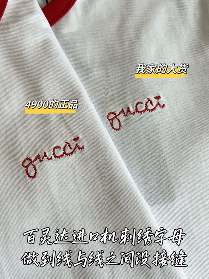 Timo / Gucci Color Contrast Line Mini Mark Short Sleeve