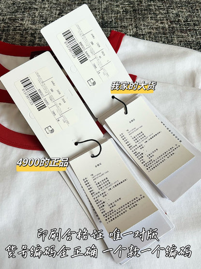 Timo / Gucci Color Contrast Line Mini Mark Short Sleeve