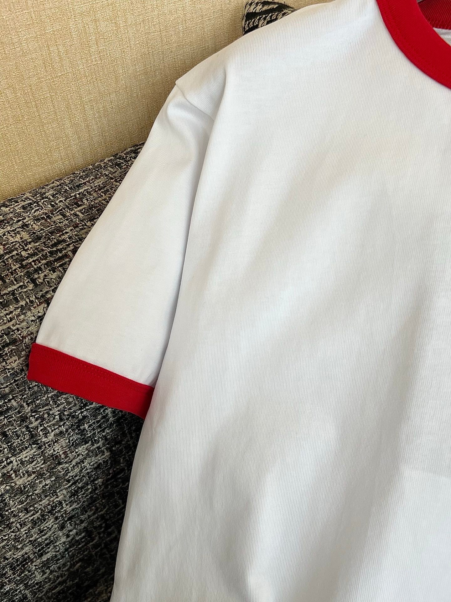 Timo / Gucci Color Contrast Line Mini Mark Short Sleeve