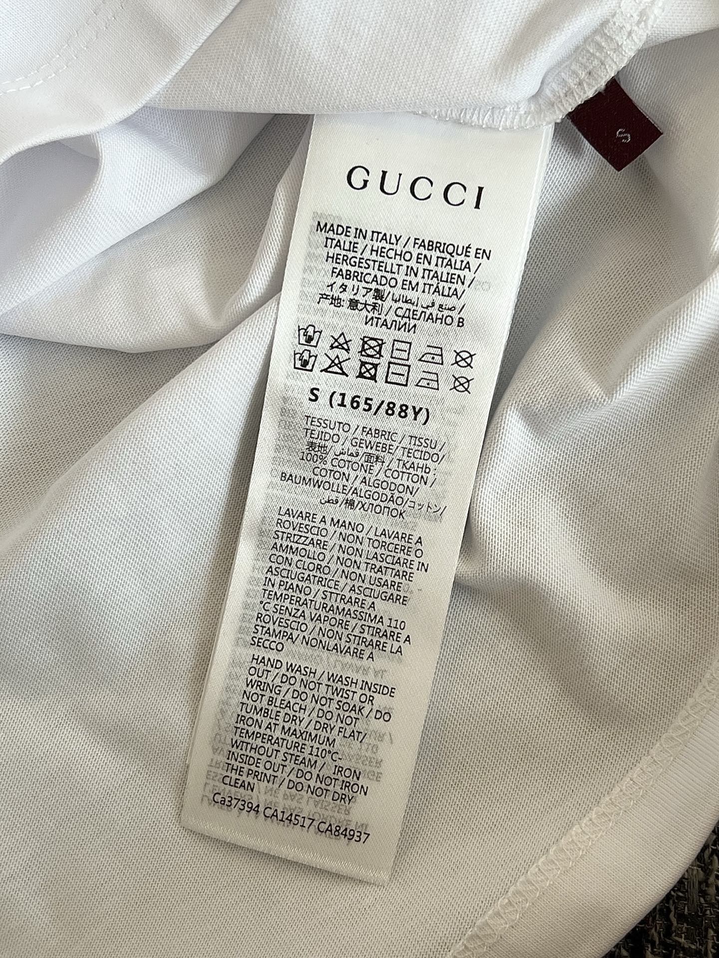 Timo / Gucci Color Contrast Line Mini Mark Short Sleeve