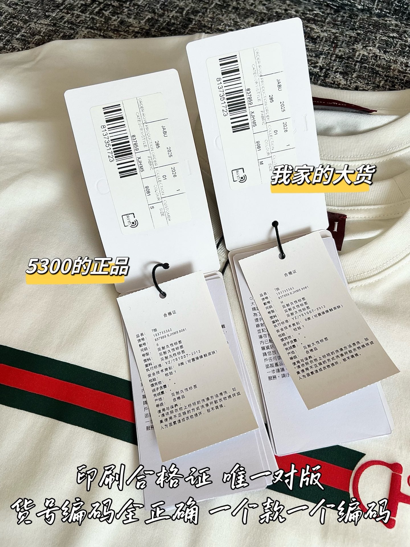 Timo / Gucci Webbing Buckle Short-Sleeved T-Shirt
