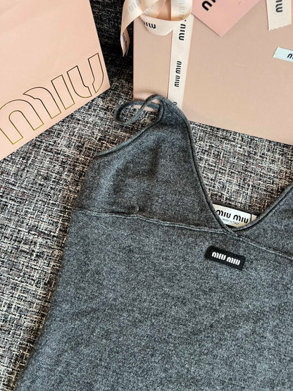 Timo / Miu Miu V-neck Strap Dress