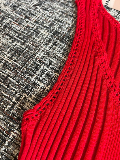 Timo / MIUMIU V-neck Strap Dress