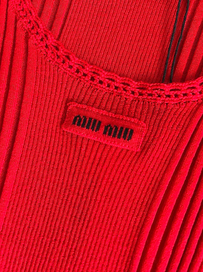 Timo / MIUMIU V-neck Strap Dress