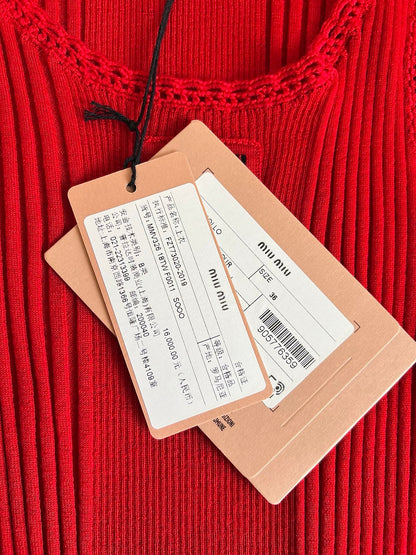 Timo / MIUMIU V-neck Strap Dress
