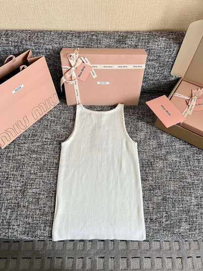 Timo / Miu Miu V-neck Strap Dress