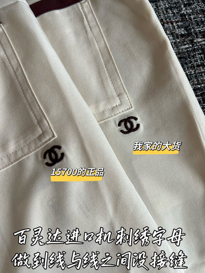 Timo / Chanel Two-tone GG Pattern Knit Vest