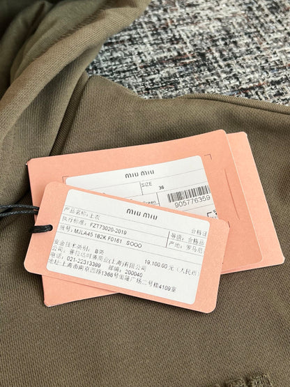 티모 / 미우미우 올리브 그린 아우터