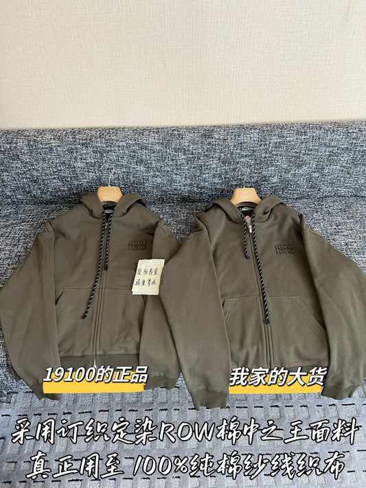 Timo / Miu Miu Olive Green Outerwear