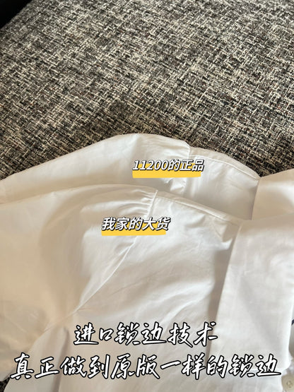 티모 / 프라다  허리 조임 주름 플리츠 미니 원피스 셔츠