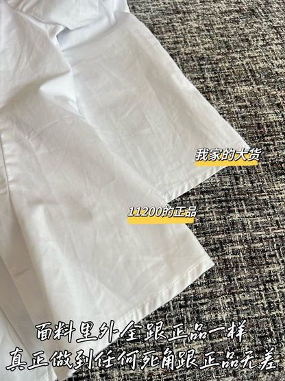 티모 / 프라다  허리 조임 주름 플리츠 미니 원피스 셔츠