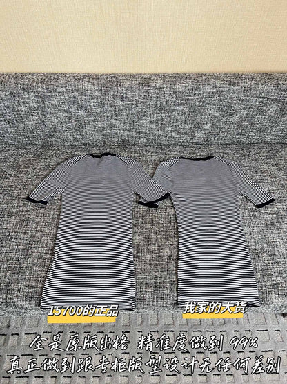 Timo / Prada Letter Jacquard Knit Short-Sleeve