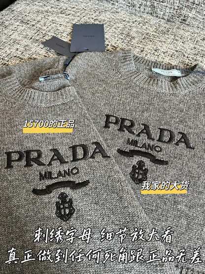 Timo / Prada 26 Early Spring New Knitted Short-Sleeve