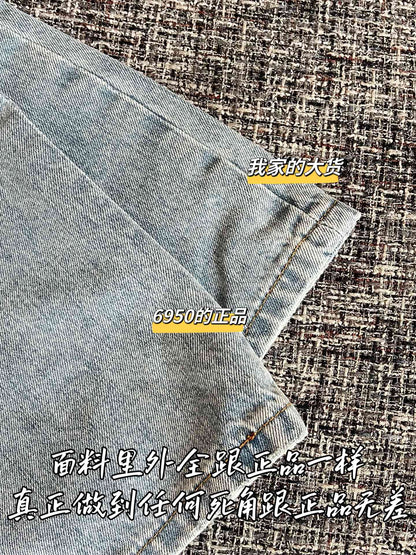 Timo / Acne Studios 투피스 느낌 찢어진 청바지