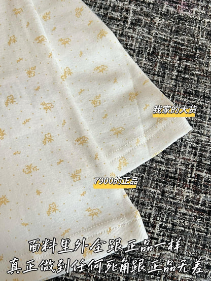 티모 / 미우미우 노랑 꽃무늬 조끼