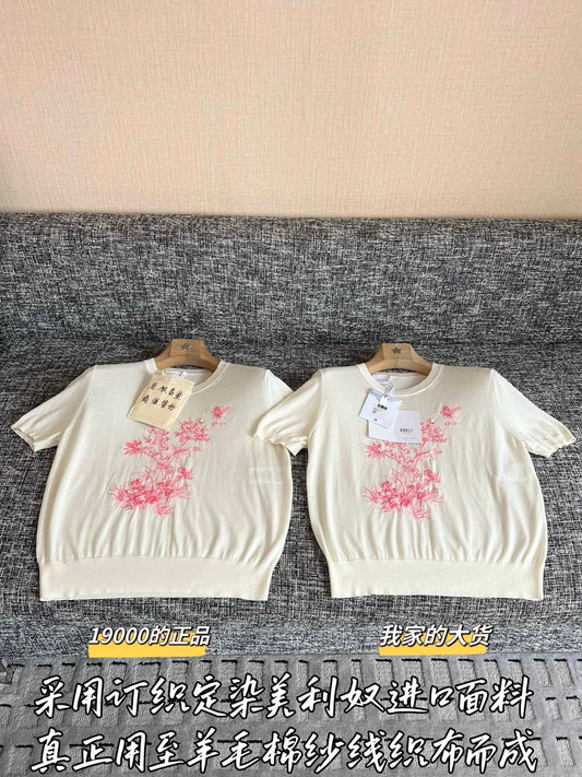 Timo / Dior 26SS Spring/Summer New Knit Short Sleeve