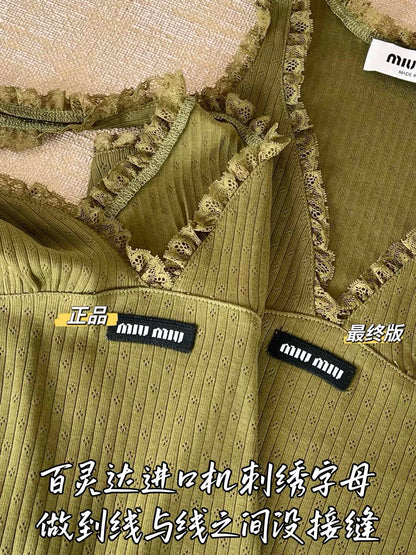 Timo / Miu Miu V-neck Dress