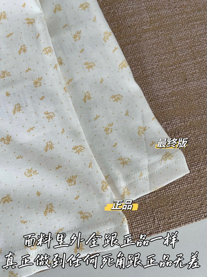 티모 / 미우미우 노랑 플라워 프린트 조끼