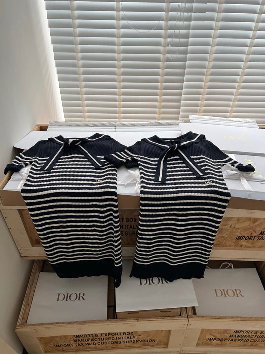 Timo / Dior Sailor Neck Dress