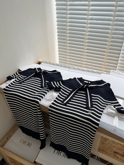 Timo / Dior Sailor Neck Dress
