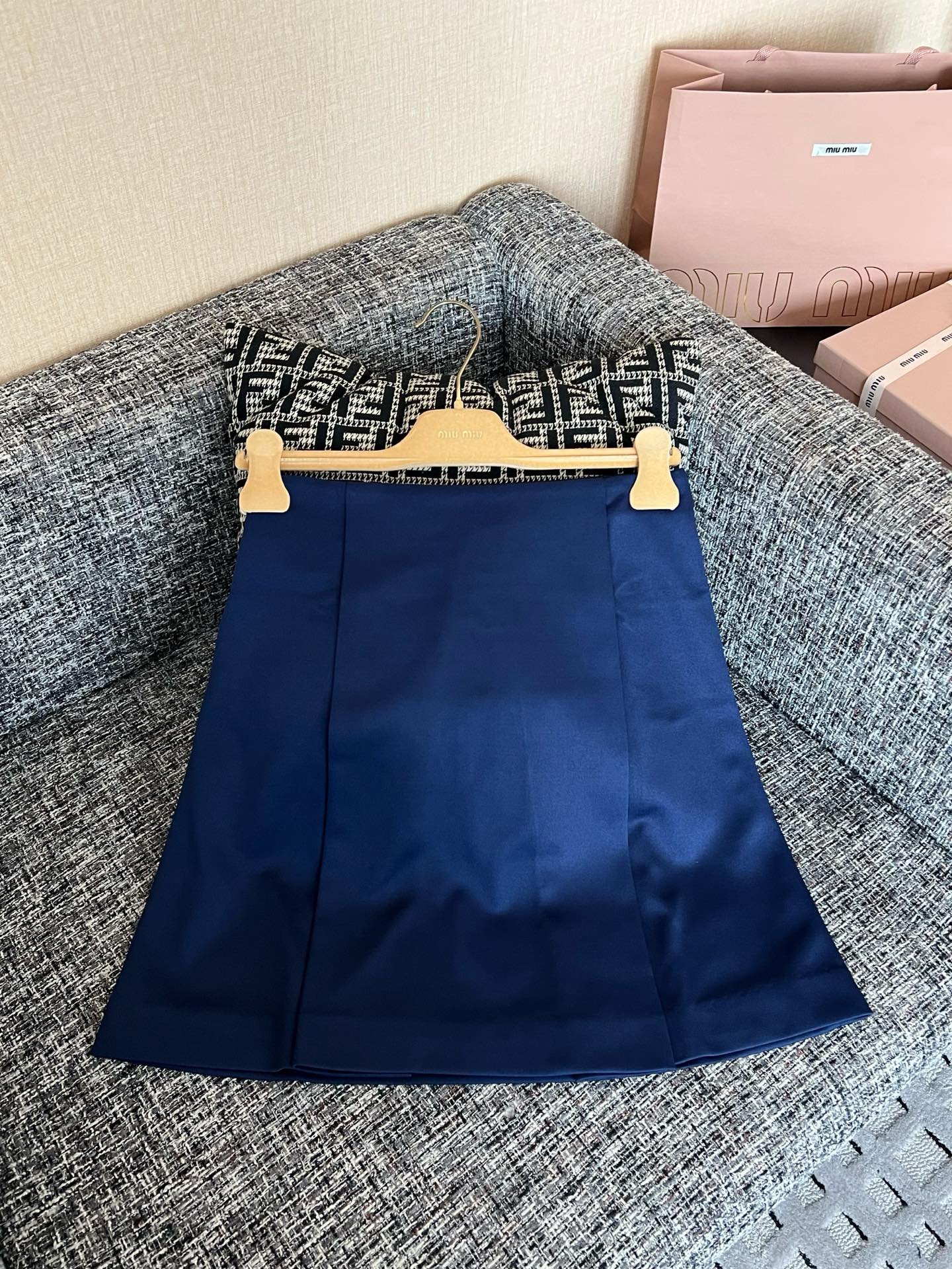 Timo / Miu Miu blue skirt / blue skirt