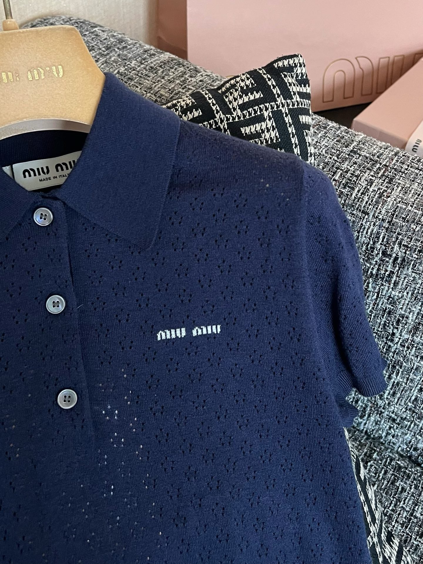 Timo / Miu Miu blue skirt