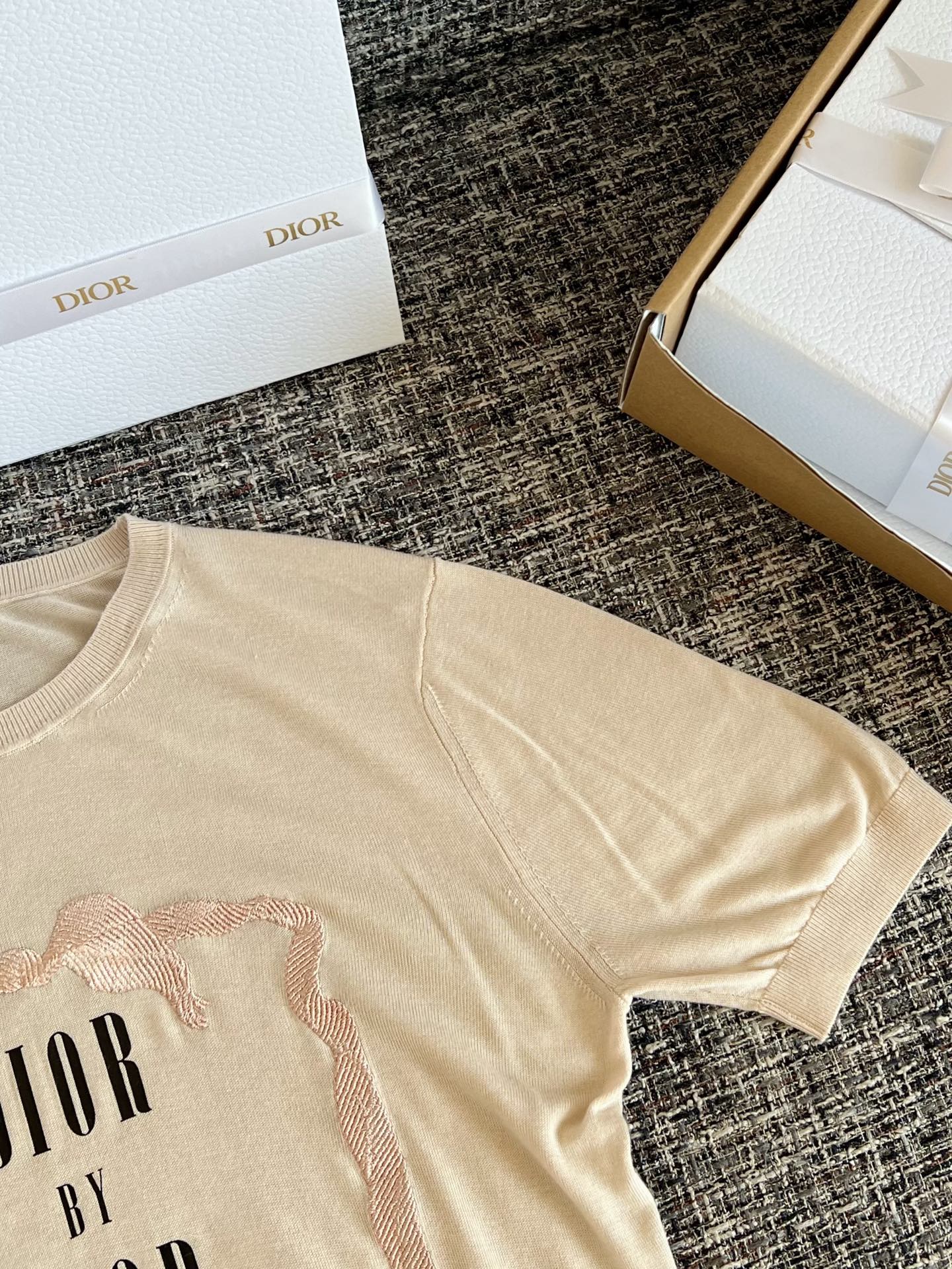 Timo / Dior Knit Short-Sleeved Top