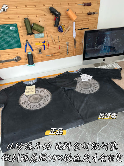 TMO / Acne Studios All Over Digital Print Layered Effect Short-Sleeved T-shirt