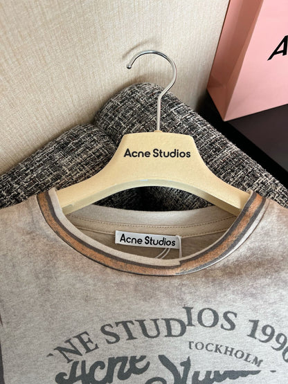 Timo / Acne Studios 그래피티 빈티지 워싱 반팔 티셔츠