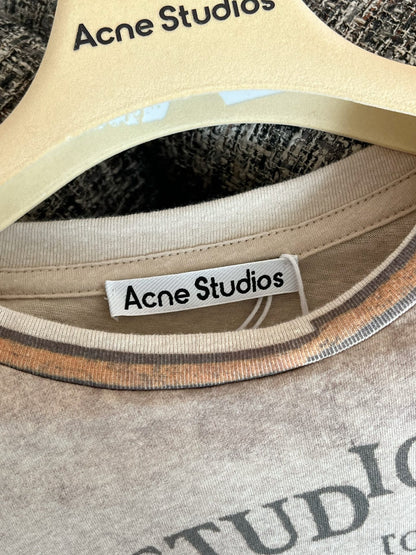 Timo / Acne Studios 그래피티 빈티지 워싱 반팔 티셔츠