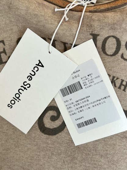 Timo / Acne Studios 그래피티 빈티지 워싱 반팔 티셔츠
