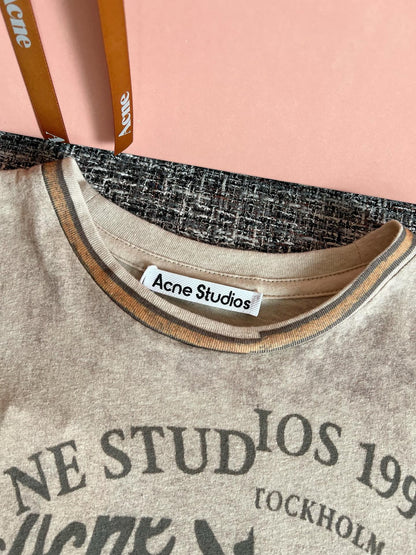 Timo / Acne Studios 그래피티 빈티지 워싱 반팔 티셔츠