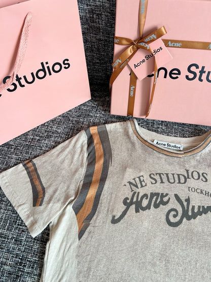 Timo / Acne Studios 그래피티 빈티지 워싱 반팔 티셔츠