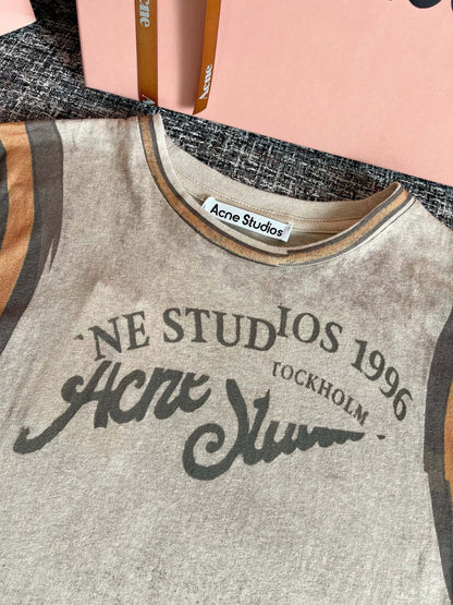 Timo / Acne Studios 그래피티 빈티지 워싱 반팔 티셔츠