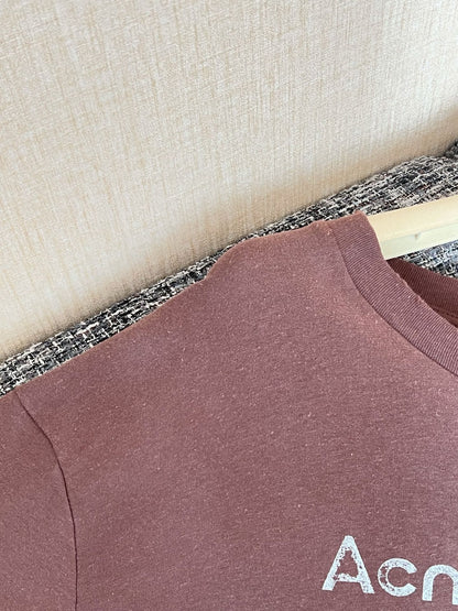 Timo / Acne Studios Vintage Lettering Washed Short-Sleeved T-Shirt