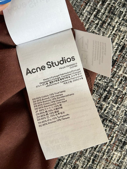 Timo / Acne Studios Vintage Lettering Washed Short-Sleeved T-Shirt