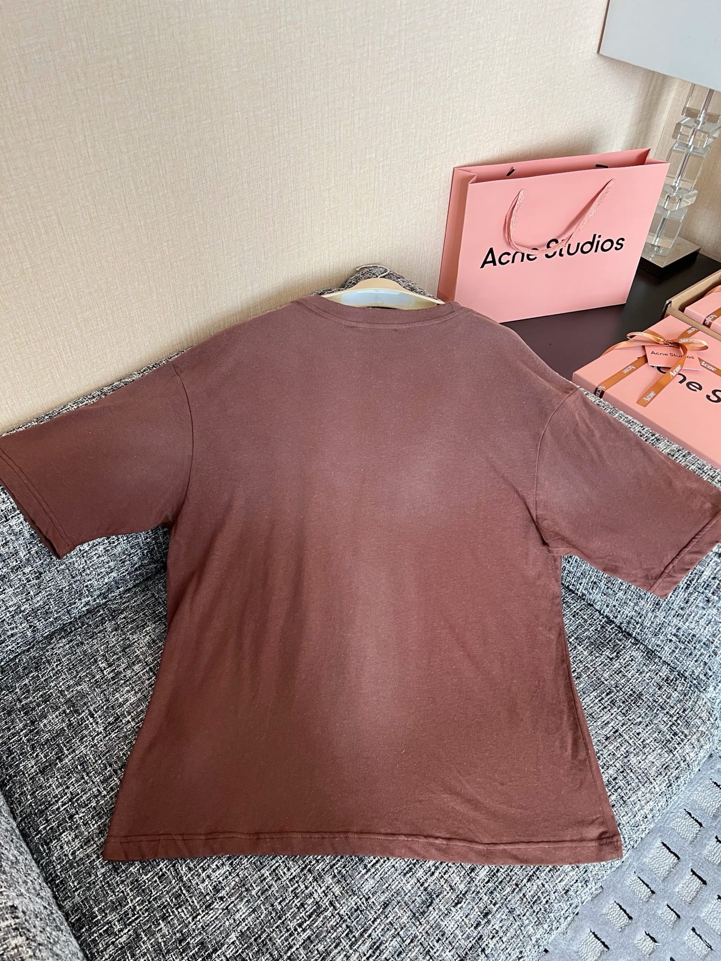 Timo / Acne Studios Vintage Lettering Washed Short-Sleeved T-Shirt