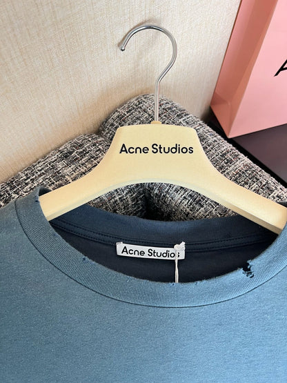 Timo / Acne Studios Vintage Lettering Washed Short-Sleeved T-Shirt