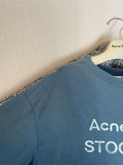 Timo / Acne Studios Vintage Lettering Washed Short-Sleeved T-Shirt