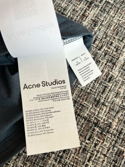 Timo / Acne Studios Vintage Lettering Washed Short-Sleeved T-Shirt