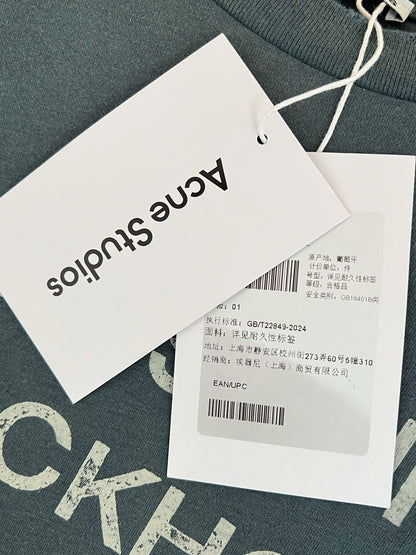 Timo / Acne Studios Vintage Lettering Washed Short-Sleeved T-Shirt
