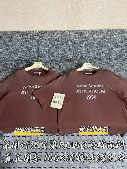 Timo / Acne Studios 26SS Early Spring New Short-Sleeved T-Shirt