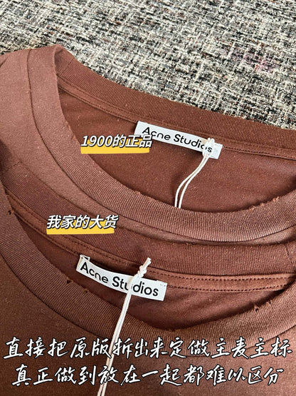 Timo / Acne Studios 26SS Early Spring New Short-Sleeved T-Shirt