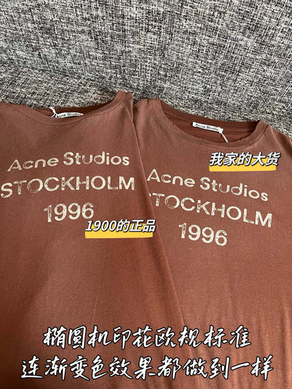 Timo / Acne Studios 26SS Early Spring New Short-Sleeved T-Shirt