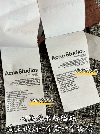 Timo / Acne Studios 26SS Early Spring New Short-Sleeved T-Shirt